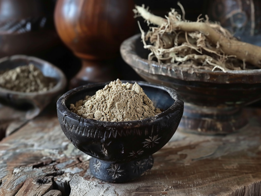 Kava is a root, and usually ground into a brown powder.